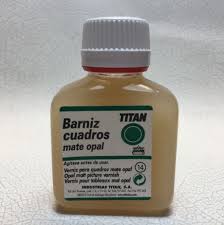 Barniz cuadros mate Titan