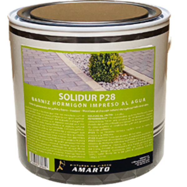 Barniz hormigón impreso al agua Amarto 2,5L