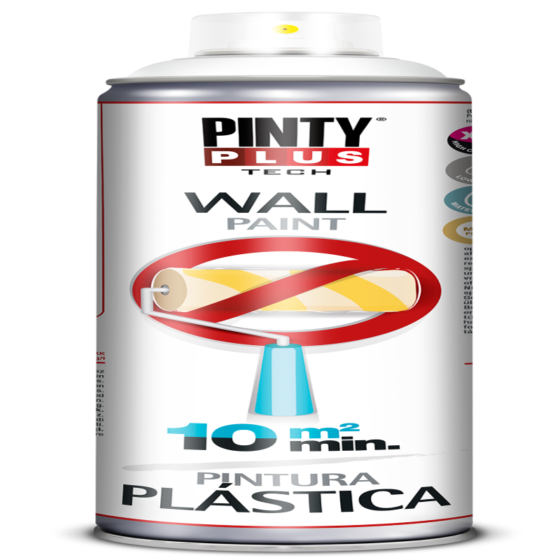 pintura plástica en spray para paredes - tienda de pinturas maestros pintores málaga